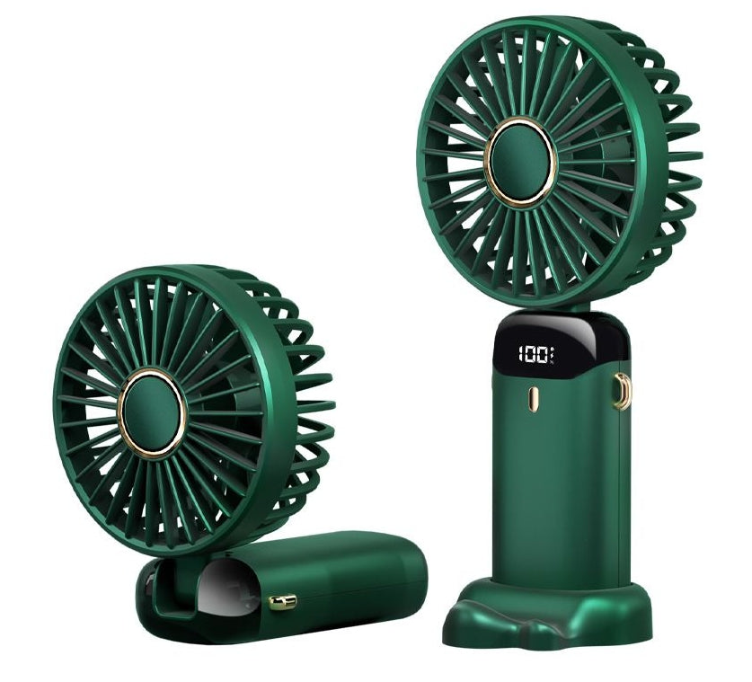 Mini Rechargeable Handheld Fan with Stand